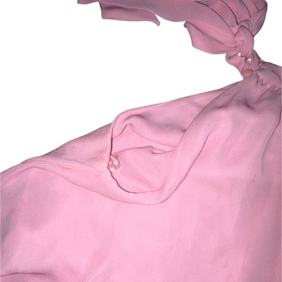 Versona Tie Neck Halter Blouse-Light Pink-Size Small-NWT - Picture 8 of 8